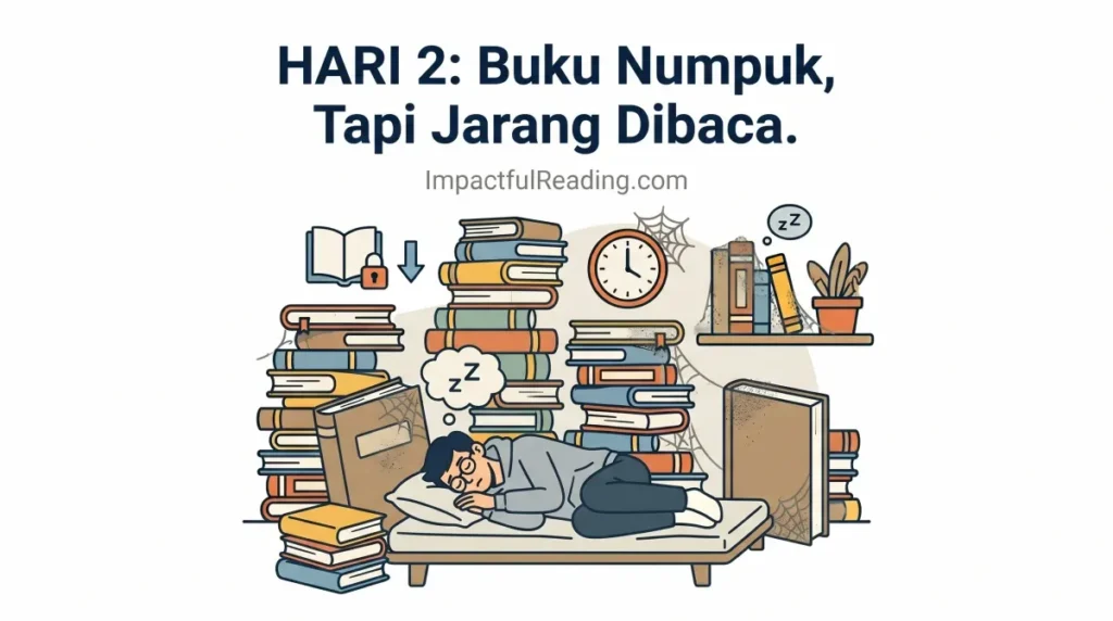 Buku Numpuk Hari Kedua